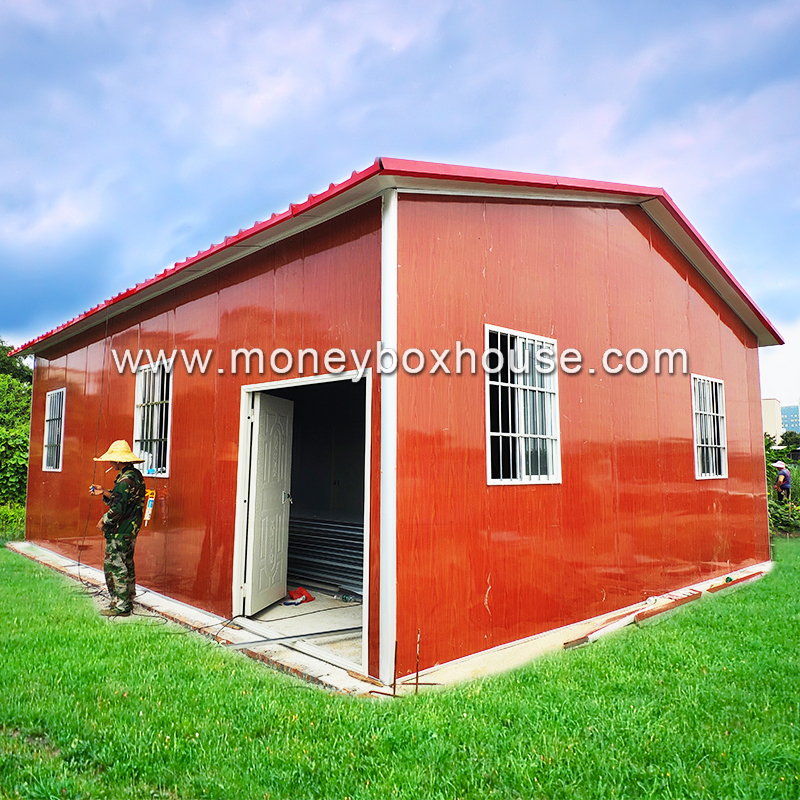 Buy a easy assembly sandwich panel luxury prefabricated house in Guangzhou