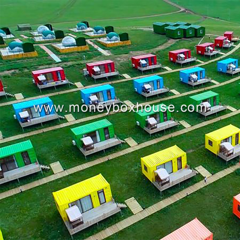 China supplier luxury modern portable colorful prefab sea shipping container rooms