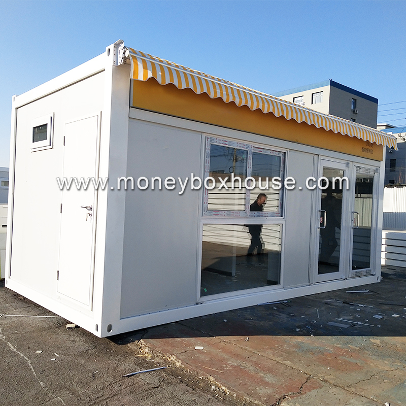 New design 20ft modular porable prefab shipping container cafe for sale