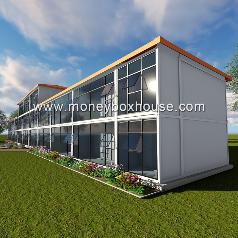 Hot sale products modular prefab boarding fabricated 3 storey container house