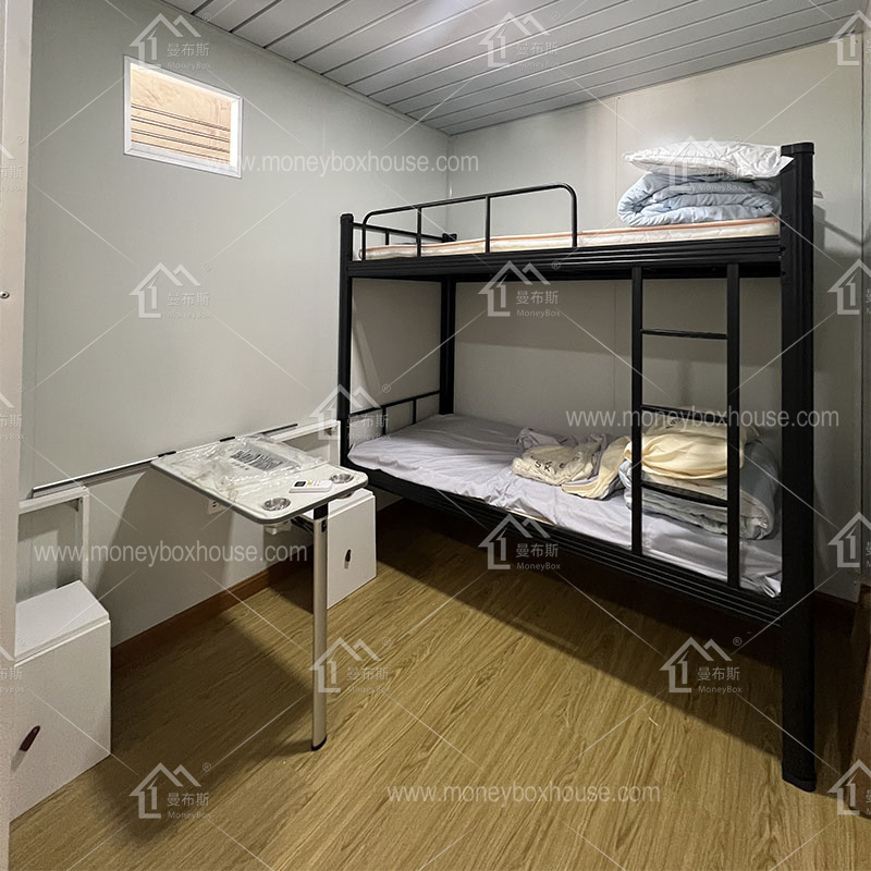 2025 canton fair Moneybox cheap price low cost single-wide living prefab container trailer house on wheels