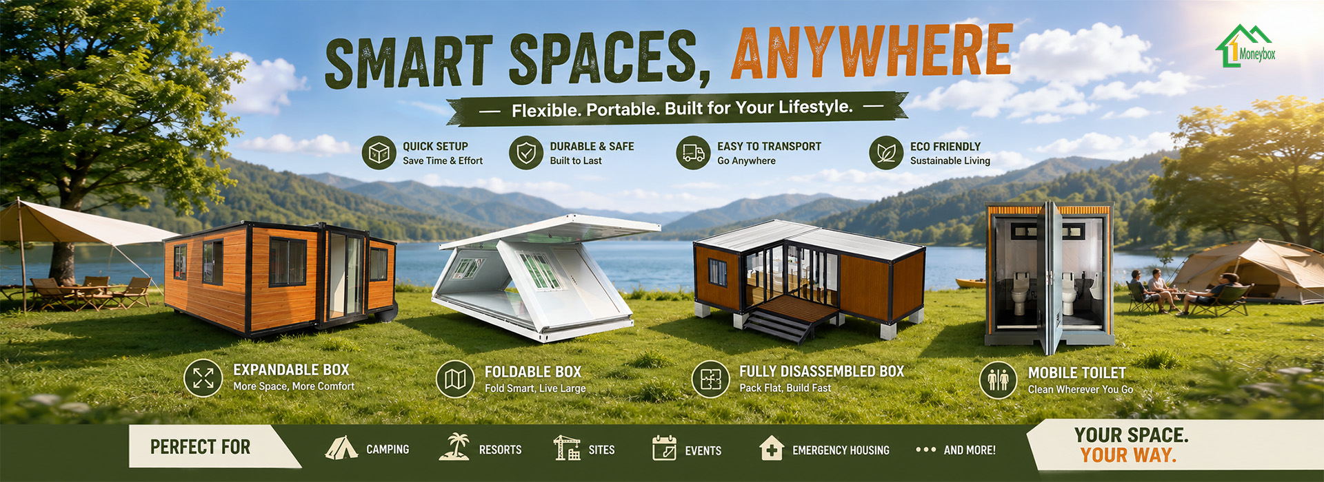 Engineered for Camps, Resorts & Construction Sites