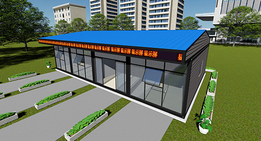 2018 Modular Προκατασκευασμένο Γραφείο Διαχείρισης Ακινήτων στην Guangzhou