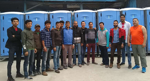 moneybox hdpe φορητές τουαλέτες στο Νεπάλ
